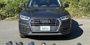 Audi Q5 with lidar guns