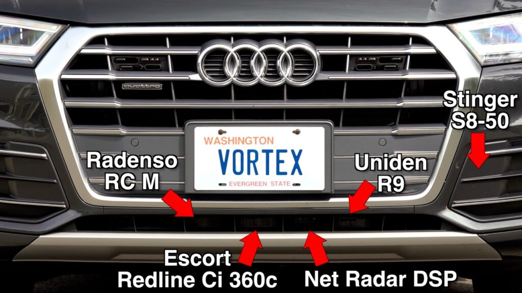 Custom Installed Radar Detectors in Grill