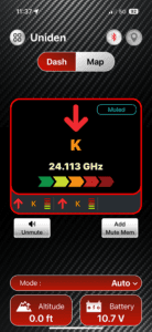 RTach Dash R9 multiple K band signals