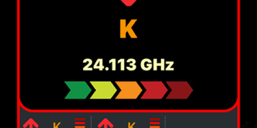 RTach Dash R9 multiple K band signals