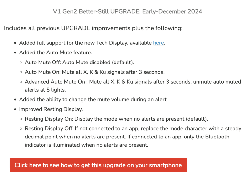 V1 Gen2 4.1036 Changelog